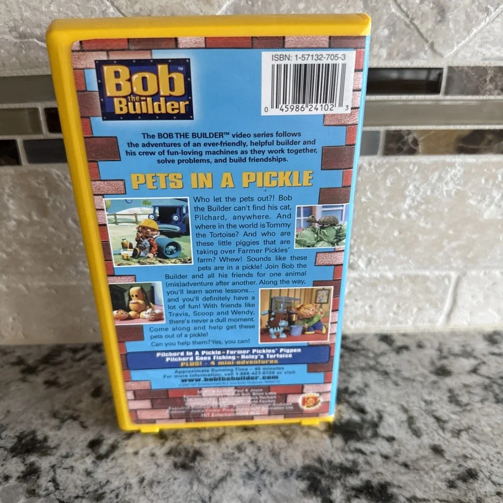 Bob the Builder Pets in a Pickle (VHS, 2001)